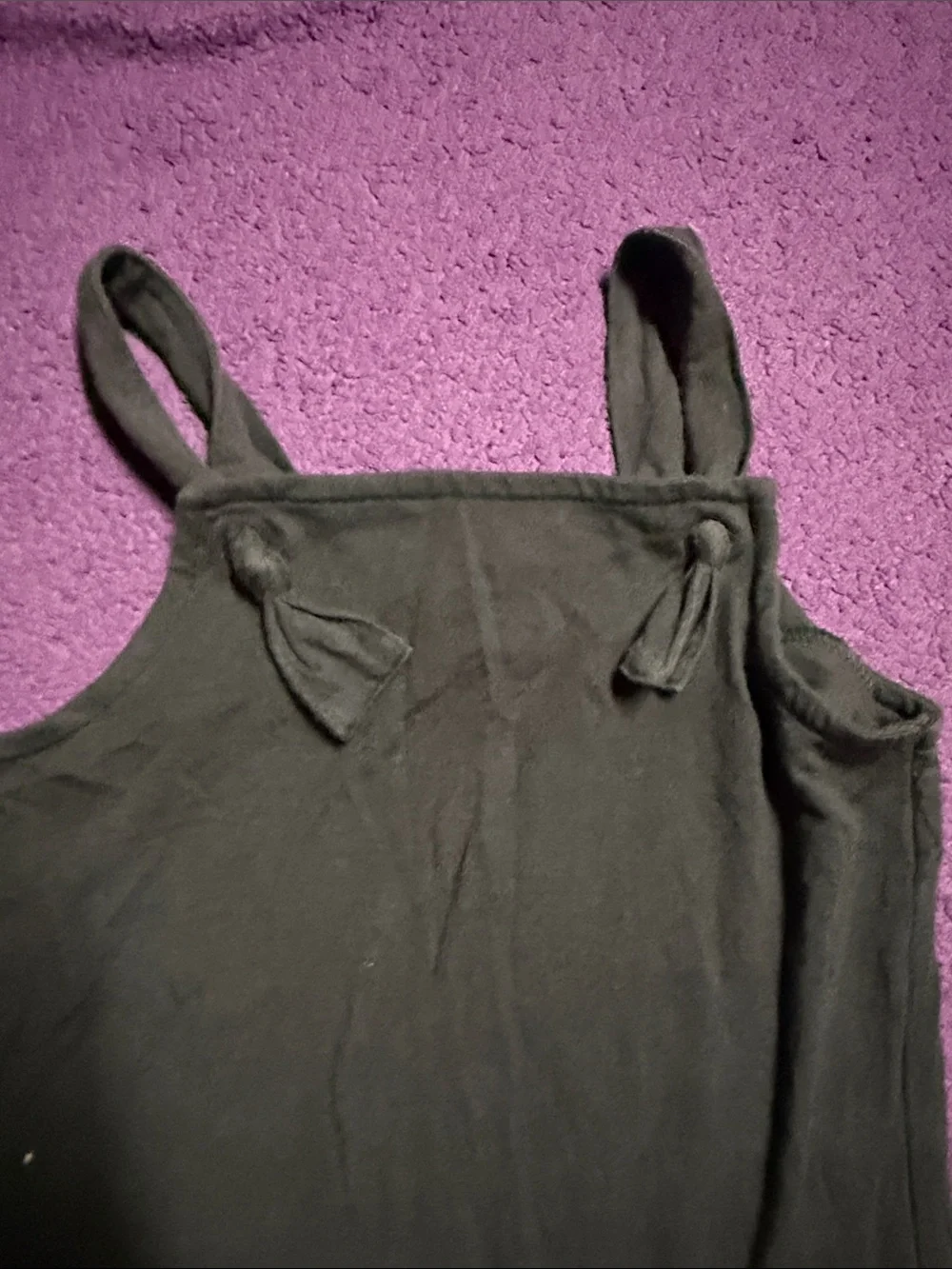 kate quinn Black Sleeveless Romper with Gray Elephant Bodysuit